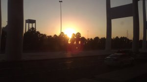 Sunrise in Jeddah Hajj Airport